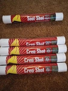 (4)-Meeco´s Red Devil Creo-Shot Wood Coal Pellet Creosote Remover 13(1) Soot-s A - Picture 1 of 6