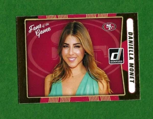2016 Donruss Daniella Monet Fans of the Game San Francisco 49ers #5 - Picture 1 of 1