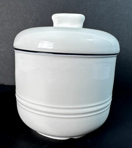 White Porcelain Double-Lid Covered Bowl 4" Small Casserole/Ramekin – Unbranded - Picture 1 of 11