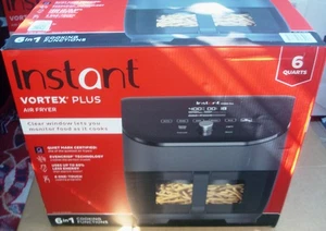 Freidora de aire Instant Pot Vortex Plus 6QT, negra NUEVA - Imagen 1 de 1