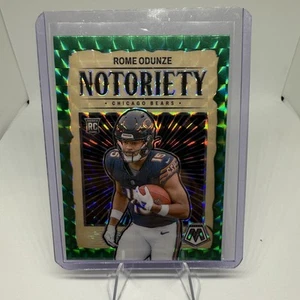 2024 Panini Mosaic #24 Rome Odunze Notoriety Mosaic Green - Picture 1 of 2