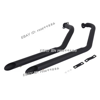 Sistema completo silenciadores de tubo de escape negro para Suzuki Boulevard C50 C50T 2005-2025 Foto 1 de 4