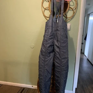 Pantalones con tirantes vintage North Country Eaton para mujer azul nieve talla mediana - Imagen 1 de 9