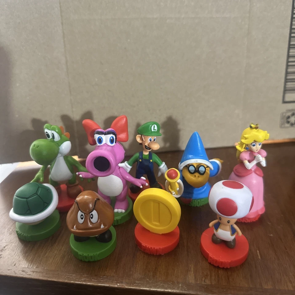 Juego de 10 piezas de repuesto para juego de ajedrez Nintendo Super Mario 2009 decoración adornos Foto 1 de 4