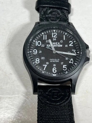 Timex Expedition Men TW4B08100 Field Date Indiglo Nylon Quartz 40mm Watch 8 1/4" - Image 1 of 4