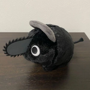 Chainsaw Man Black Pochita Plush 20cm Stuffed Toy Figure Cute Collectible Japan - Picture 1 of 3