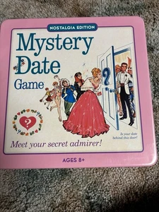 Mystery Date Hasbro Nostalgia Edition Collectible Tin Board Game 100% Complete - Picture 1 of 14