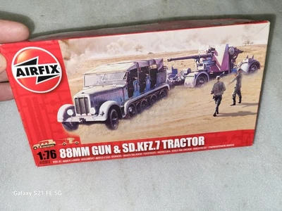 Kit de tractor Airfix 88 mm obús y Sd.Kfz.7 1/76 A02303 Foto 1 de 3