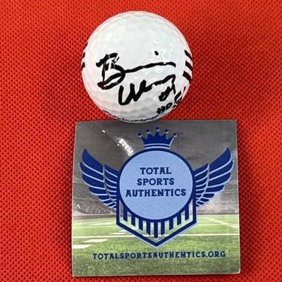 Brian Urlacher Signed Golf Ball Autographed COA Hologram Chicago Bears - Image 1 of 4