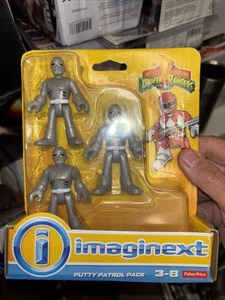 Imaginext Power Rangers PUTTY PATROL PACK 3 figure Set NEW sealed gray - Bild 1 von 3