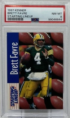 Brett Favre PSA 8 - 1997 Kenner Starting Lineup -Packers -11 Pro Bowls - Cannon - Image 1 of 4
