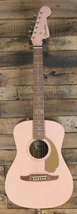 Fender California Malibu Player Acoustic-Electric Guitar - Shell Pink #M52 - Picture 1 of 9