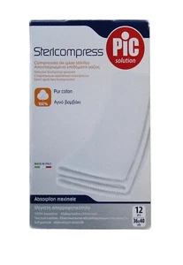 Garza idrofila sterile Pic Solution 12 compresse 36X40 24 confezioni - Foto 1 di 1