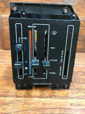 Ford Tempo, Mercury Topaz, 1984, AC & Heater Control - Image 1 of 4
