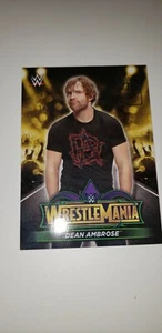 Topps WWE RAW DEAN AMBROSE Wrestling 1/1 WrestleMania 35 Transcendent wwe aew - Picture 1 of 3