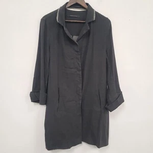 Annette Gortz Womens Linen Lagom Jacket Size US 8 EU 40 Distressed Lagenlook - Picture 1 of 11