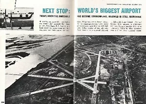 IDLEWILD (KENNEDY) INTERNATIONAL AIRPORT 1956 PICTORIAL WORLD'S BIGGEST BUILT - Picture 1 of 1