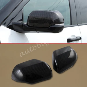 For Toyota Tundra 2022-2023 Carbon Fiber Rearview Mirror Cover Trims Accessories - Picture 1 of 5