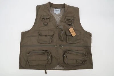 Chaleco utilitario de pesca Field & Stream XL para hombre caqui safari fotógrafo Foto 1 de 4