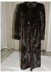 Avanti Vintage Dark Brown Mink Long Coat Size S/m