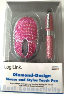 Maus mit Diamantdesign und Stylus Touchstift - Bild 1 von 4