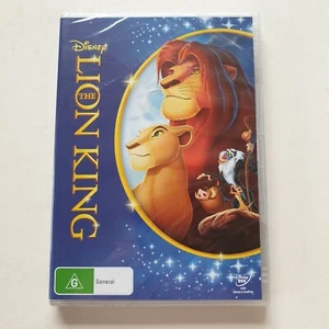 The Lion King (DVD, 1994) PAL Region 4 (Disney New Cover Design) NEW / SEALED - Picture 1 of 4