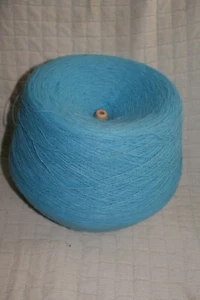 Cone Yarn Blue Craft Knit Crochet Fast Shipping - Picture 1 of 5