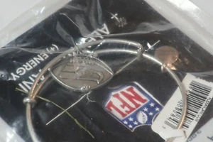 Alex and Ani Seattle Seahawks Armband Charm NFL Erweiterbar Draht Silber Armreif - Bild 1 von 3