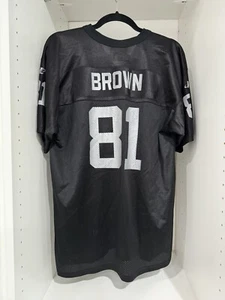 Vintage Tim Brown Los Angeles Raiders Jersey Logo Athletic - Youth Kids XL - NFL - Picture 1 of 8