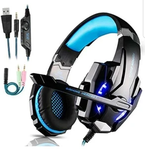 Gaming Headset for PS4,Stereo Surround Sound Gaming Headset with Microphone,3.5m - Picture 1 of 7