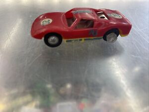 Lindberg Line:vintage Ford GT #25 toy car Red Yellow