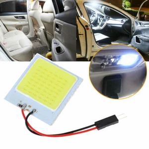 12V 48-SMD COB White Panel LED T10 Car Panel Light Dome Lamp Bulb Accessories - Picture 1 of 12