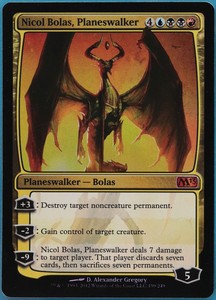 Nicol Bolas, Planeswalker FOIL Magic 2013 / M13 PLD CARD (432729) ABUGames