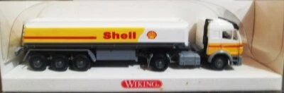 WIKING 7800333 Camion cisterna autoarticolato 5 assi MB "Shell" - scala H0 - Immagine 1 di 4