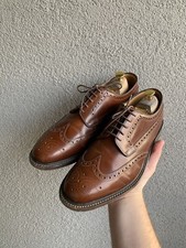 Loake vintage leather brogue boots