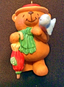 Hallmark Christmas Ornament 1998 Forever Friends Bear Andrew Brownsword - Picture 1 of 4