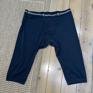 Backcountry Base Layer Thermohose 84% Wollmischung 3/4 Crop Herren Gr. 2XL - Bild 1 von 12