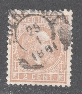 NETH INDIES STAMP #6  — 2c VIOLET BROWN - 1870 - USED - Picture 1 of 2