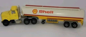 Vintage Majorette Shell Oil Tanker Truck Toy/Model France 1/60 Scale. With Wears - Imagen 1 de 16