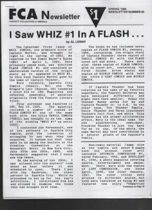 FCA Newsletter Alex Toth Taps Fanzine No. 35 Spring 1986 052622EBNON - Picture 1 of 1