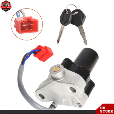 Ignition Switch Fuel Gas Cap Seat Lock Keys Fit For Yamaha V-STAR 650 1100 99-16 Foto 1 de 4
