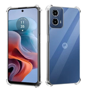 For Motorola Moto G34 5G Case- Transparent Slim Shockproof Bumper Gel Case Cover - Picture 1 of 3