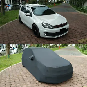 Full Car Cover Stain Stretch Dust-proof Custom For Volkswagen Golf R GTI MK6 MK7 - Picture 1 of 11