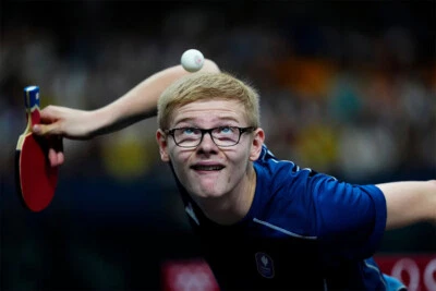 Felix Lebrun 法国运动员乒乓球 2024 年夏季比赛球迷 - 海报 20"x30" — 第 1/3 张图片