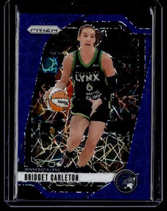 2024 Panini Prizm WNBA Bridget Carleton #138 Blue Velocity Prizms Minnesota Lynx - Foto 1 di 2