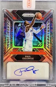 🌟SEALED 2023 PRIZM SENSATIONAL SIGNATURES PAUL GEORGE SNAKESKIN 🐍 AUTO PANINI - Picture 1 of 2