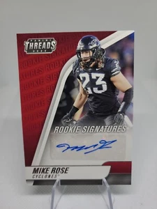Mike Rose 2022 Chronicles Draft Picks Rookie Signature Threads #TH-MRO - Picture 1 of 2