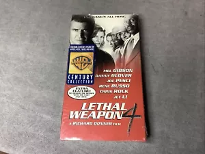 Lethal Weapon 4 - Mel Gibson - VHS Tape - 1998 - Sealed - Picture 1 of 4