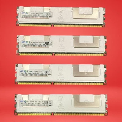 Samsung 32 GB (4x8GB) DDR3-1066MHz ECC RDIMM Memory Modules - Image 1 of 3