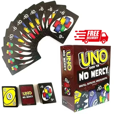 Uno No mercy Game Board Games UNO Cards Table Family Party Entertainment - Image 1 of 3